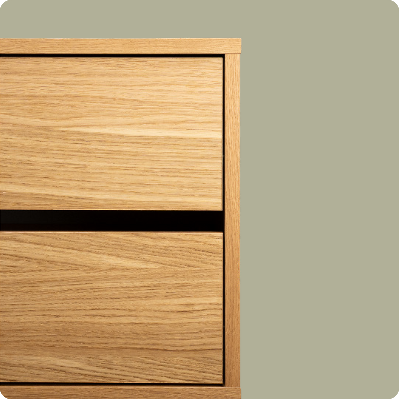 De Walk-In Met ladenkast - (2 planken + 1 ladekast)