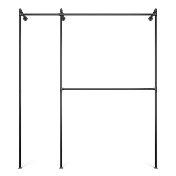 Original Walk-In 2 row wardrobe system - (1 kledingroede / 2 kledingroedes)