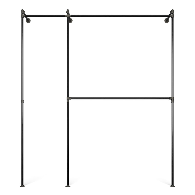 Original Walk-In 2 row wardrobe system - (1 kledingroede / 2 kledingroedes)