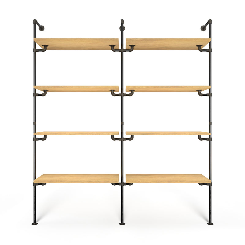Original Walk-In 2 row wardrobe system - (4 legplanken / 4 legplanken)
