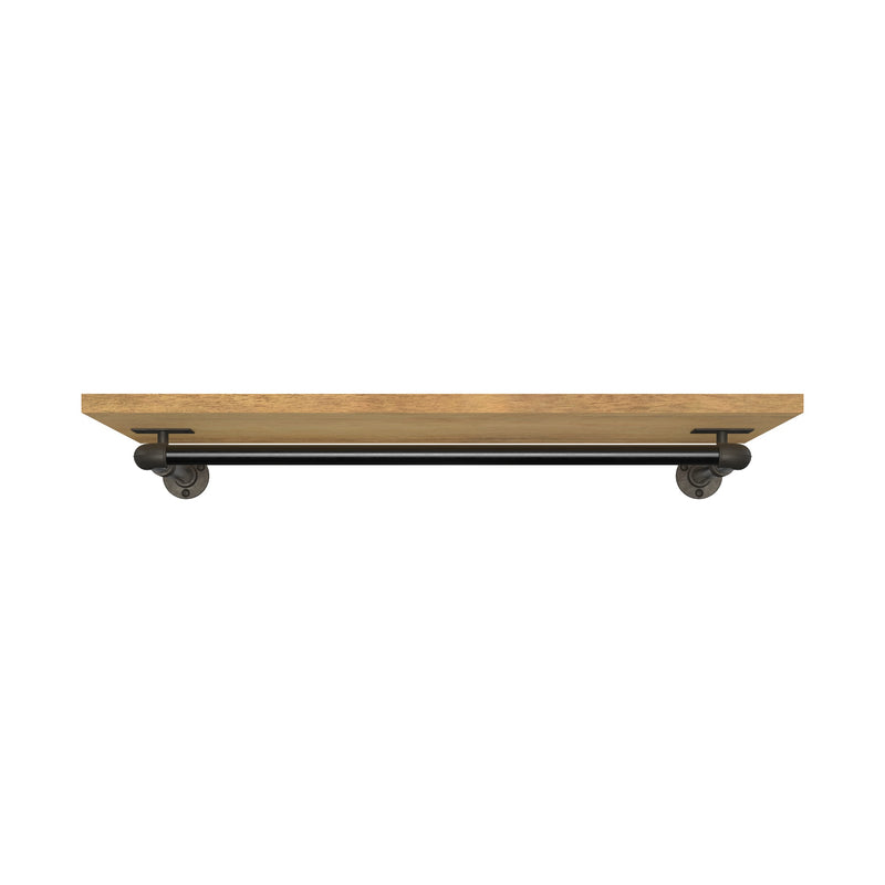 Original Marlow - Wandgemonteerde kledingroede met plank