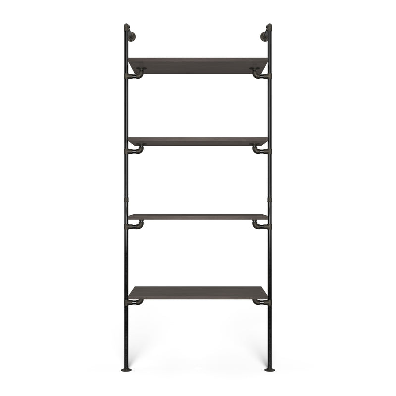 Original Walk-In 1 rij garderobesysteem - (4 legplanken)