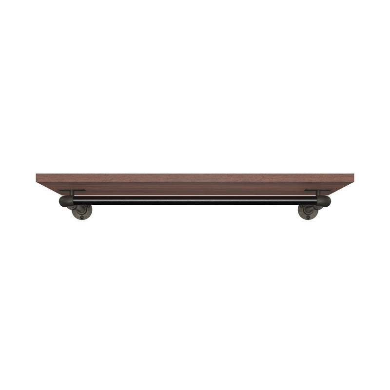 Original Marlow - Wandgemonteerde kledingroede met plank