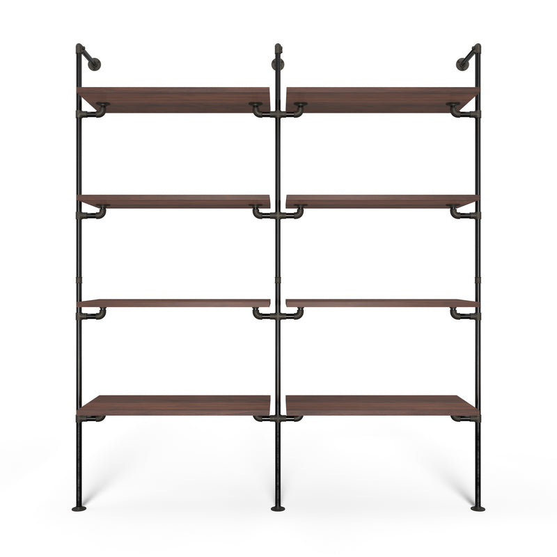 Original Walk-In 2 row wardrobe system - (4 legplanken / 4 legplanken)