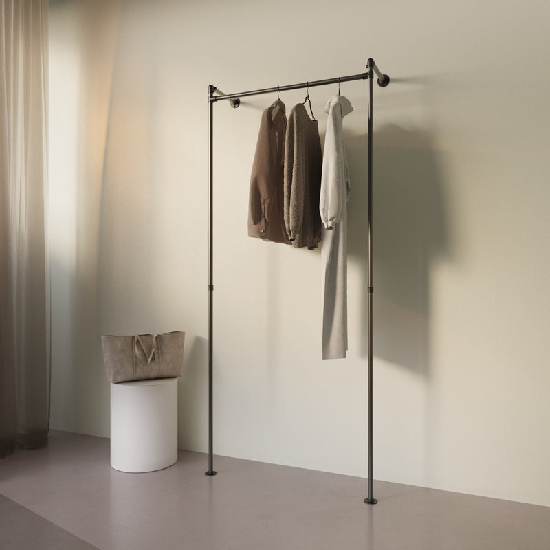 Original Walk-In 1 rij garderobesysteem - (1 roede)