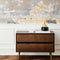 Dressoir in gerookte eik met 2 laden single