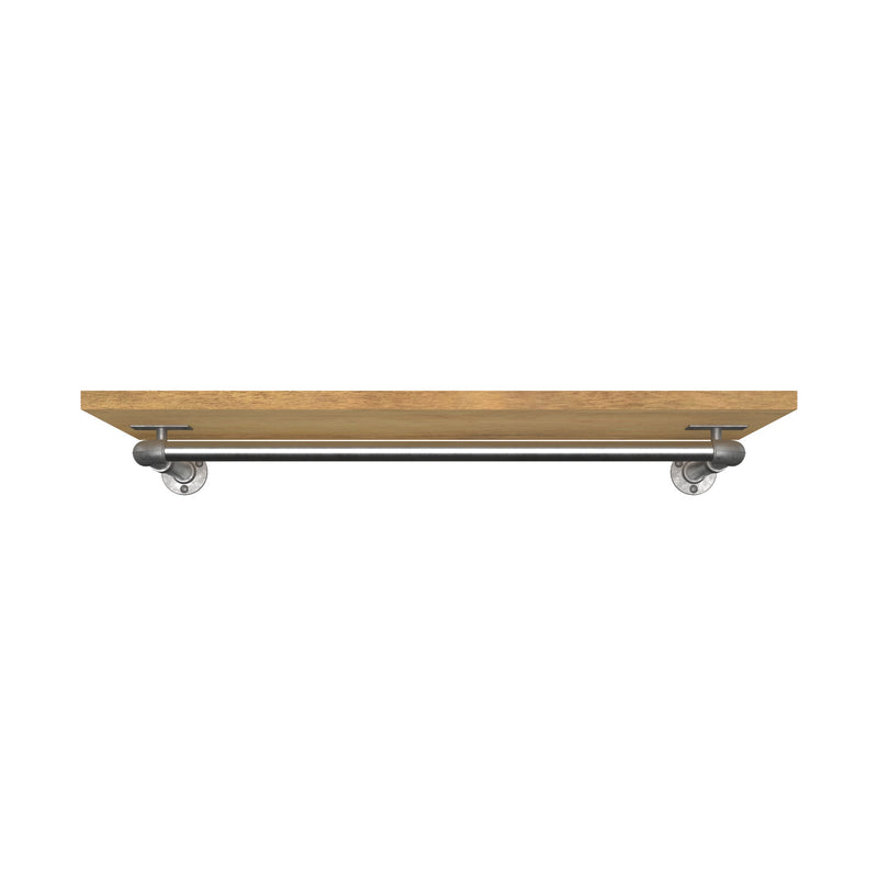 Original Marlow - Wandgemonteerde kledingroede met plank