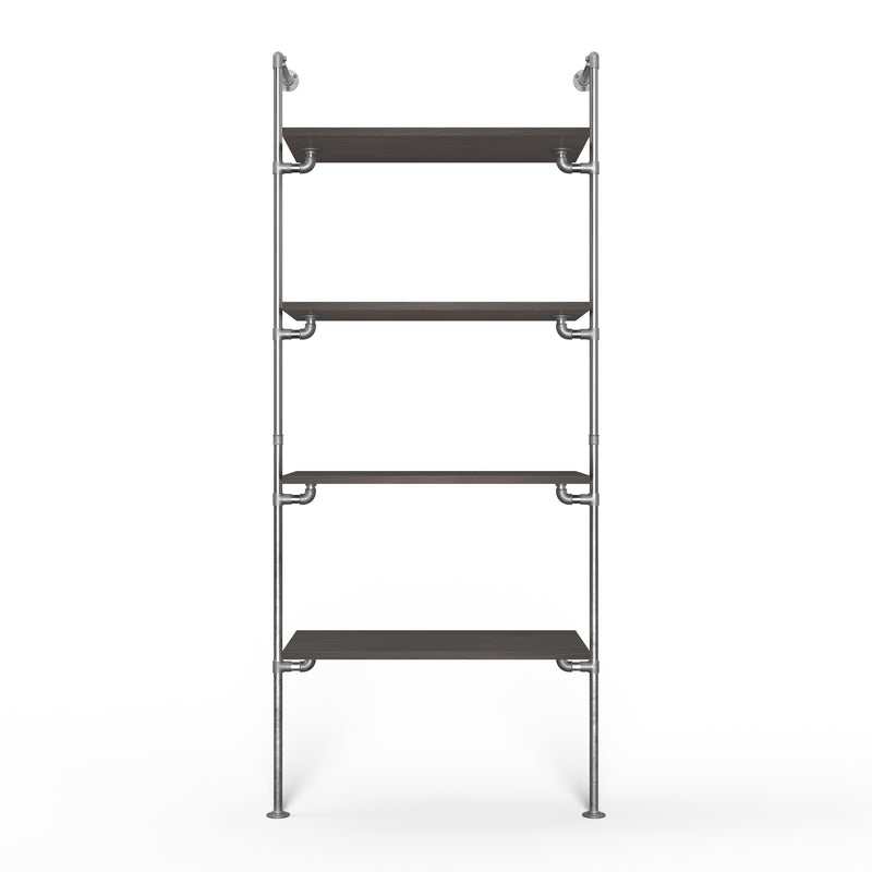 Original Walk-In 1 rij garderobesysteem - (4 legplanken)
