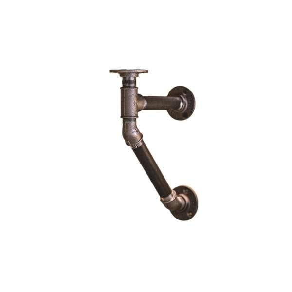 Original Wesley - Regalhalterungen aus Eisen mit robustem Industrie-Design zur stabilen Wandmontage für Regale