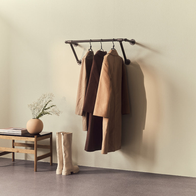 Original Wyatt - Robuust kledingrek voor wandmontage